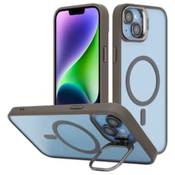 iPhone 15 Cover Etui kompatibel MagSafe (Grå)
