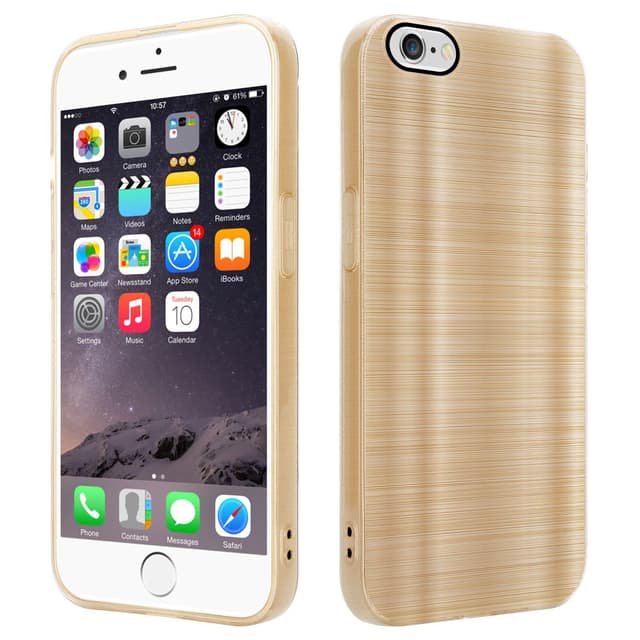Suojakuori iPhone 6 / 6S Kotelo (kulta)