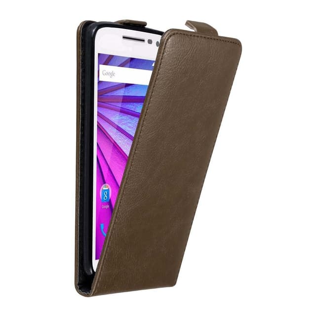 Motorola MOTO G3 Flipfodral Skal (Brun)