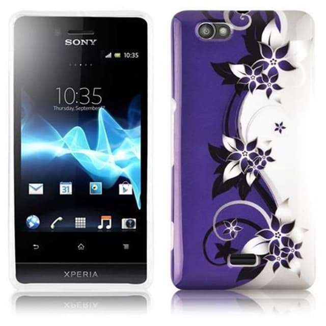 Sony Xperia M Etui Case Cover (Lilla)