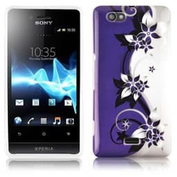 Sony Xperia M Skal Fodral Case (Lila)
