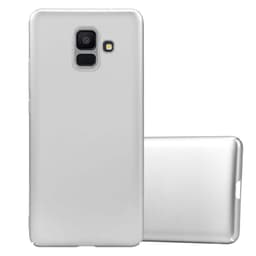 Samsung Galaxy A6 2018 Cover Etui Case (Sølv)