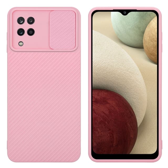 Skal Samsung Galaxy A12 / M12 Fodral Case (Rosa)