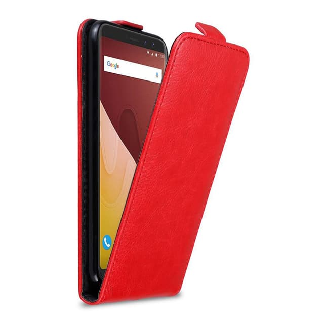 WIKO VIEW PRIME Pungetui Flip Cover (Rød)