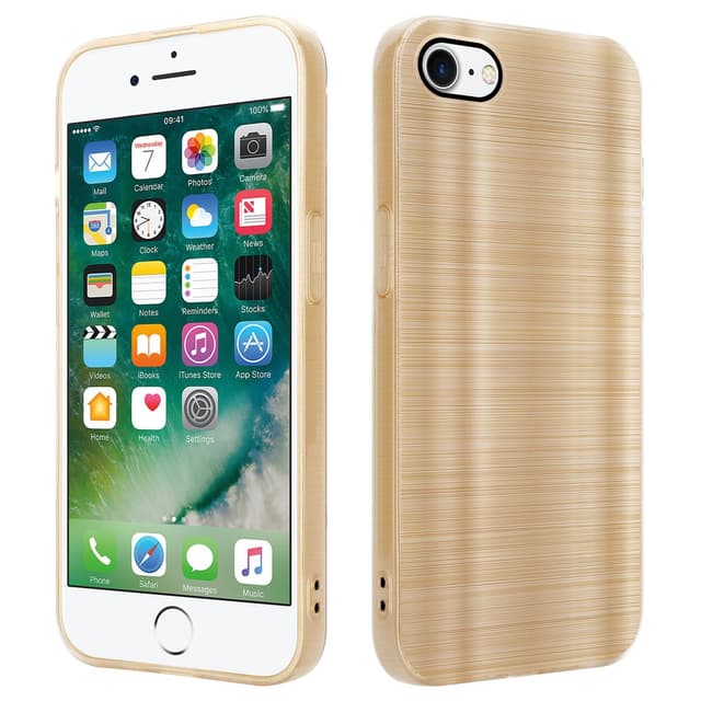 iPhone 7 / 7S / 8 / SE 2020 Skal Fodral Case (Guld)