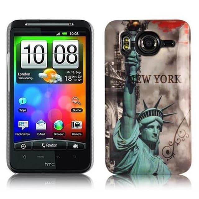HTC Desire HD Etui Case Cover (Brun)