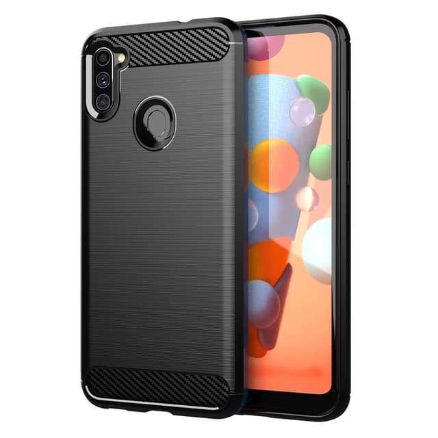 Samsung Galaxy A11 / M11 Skal Fodral Case (Svart)