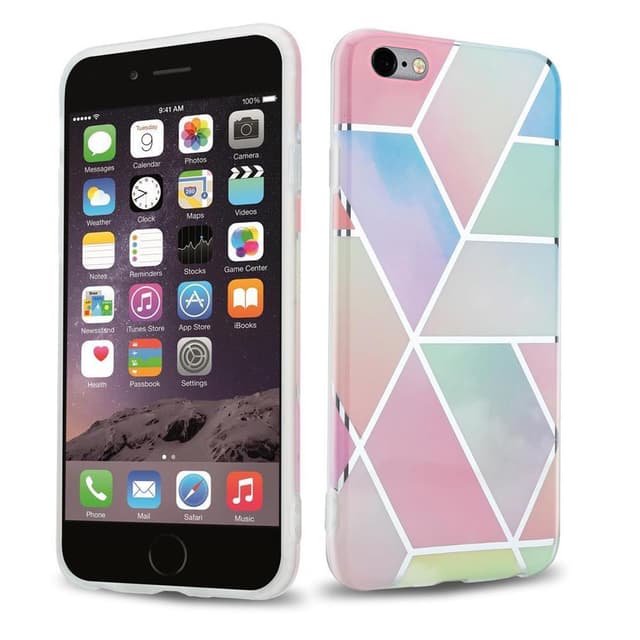 iPhone 6 PLUS / 6S PLUS Pungetui Cover Case (Lyserød)