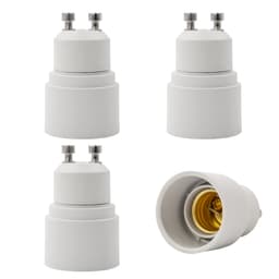 Lampeadapter for omformatering av 4x sett (E27 til G9)