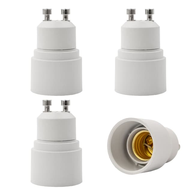 Lampeadapter for omformatering av 4x sett (E27 til G9)