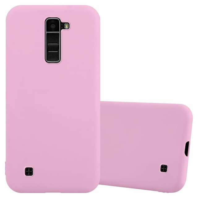 Suojakuori LG K10 2016 Kotelo (Vaaleanpunainen)