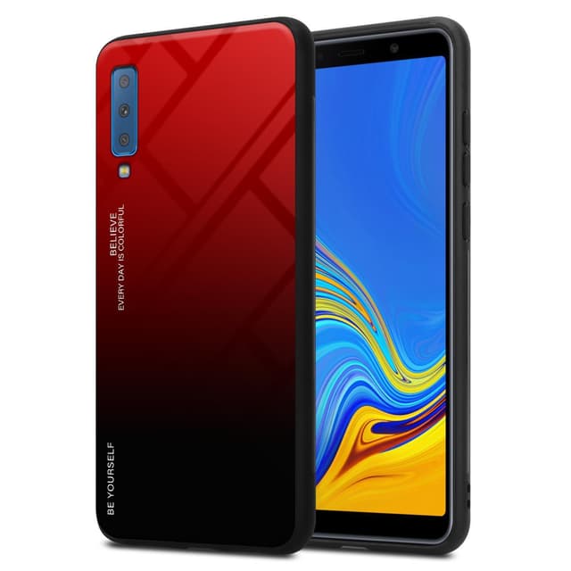 Suojakuori Samsung Galaxy A7 2018 Kotelo (Musta)