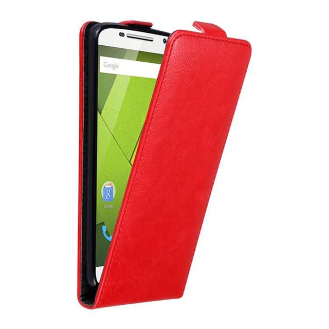 Motorola MOTO X PLAY deksel flip cover (rød)