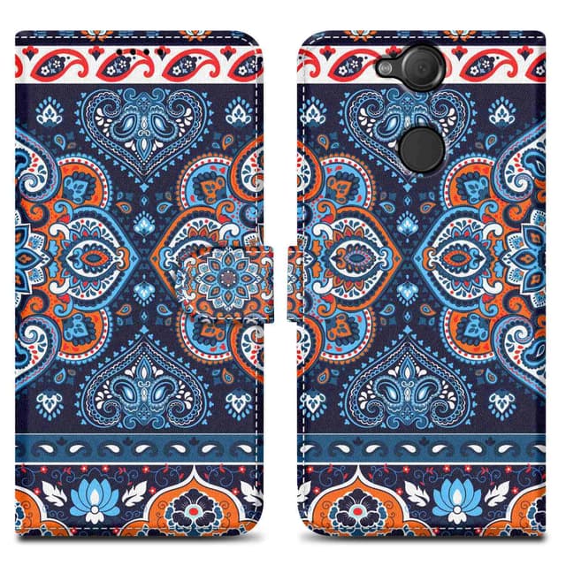Sony Xperia XA2 Pungetui Cover Case (Blå)