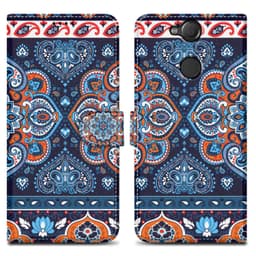 Sony Xperia XA2 Suojakuori Lompakkokotelo (Sininen)