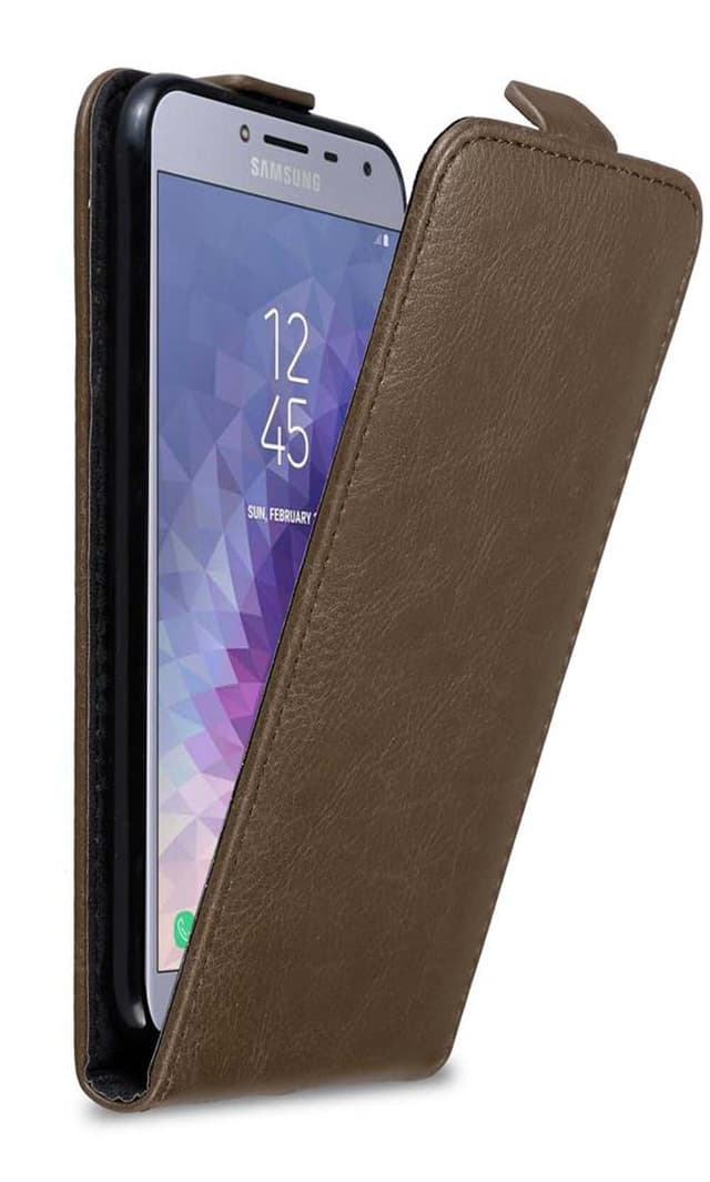 Samsung Galaxy J4 2018 Flipfodral Skal (Brun)