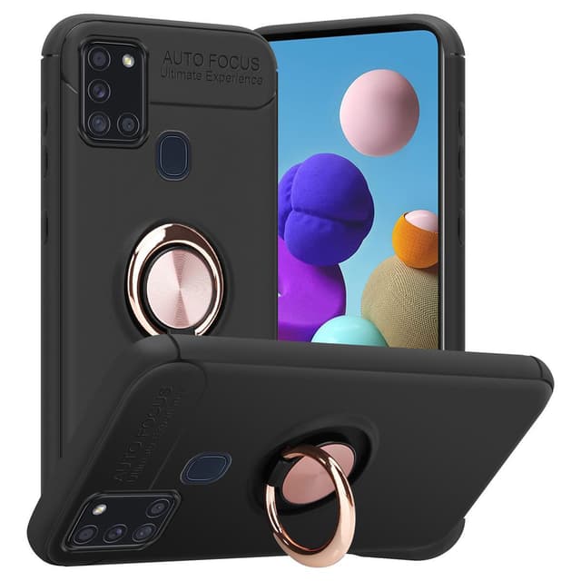 Samsung Galaxy A21s Suojakuori Kotelo (Musta)