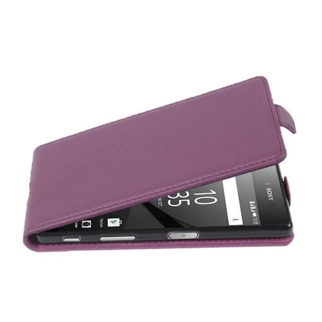 Sony Xperia Z5 PREMIUM Pungetui Flip Cover (Lilla)