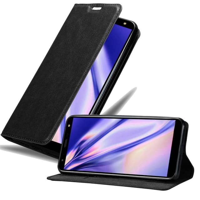 LG K40 Suojakuori Lompakkokotelo (Musta)
