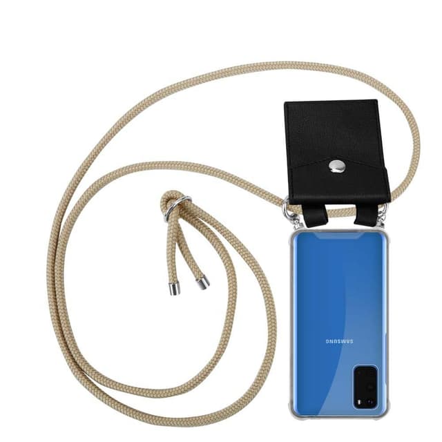 Skal Samsung Galaxy S20 Fodral Kedja (Brun)