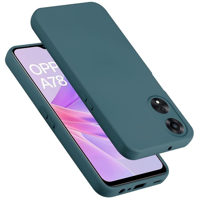 OPPO A78 5G silikondeksel case (Grønn)