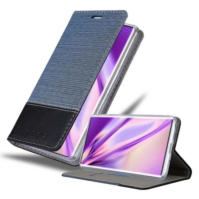 Samsung Galaxy NOTE 10 PLUS Plånboksfodral Skal (Blå)