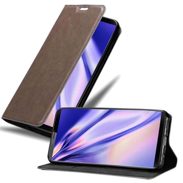 Cubot X19 lommebokdeksel case (brun)