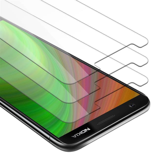 Nokia 3.1 3x Skyddsglas Skyddsfilm Skärmskydd
