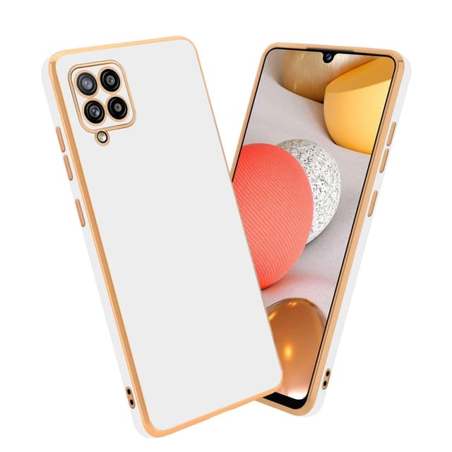 Samsung Galaxy A42 5G / M42 5G Skal Fodral Case (Vit)