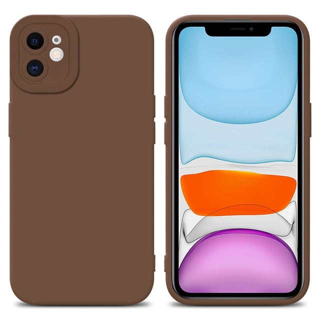 iPhone 12 Suojakuori Kotelo (Ruskea)