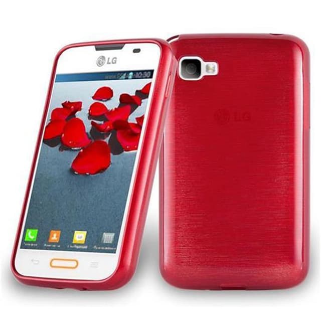 LG L4 II Cover Etui Case (Rød)