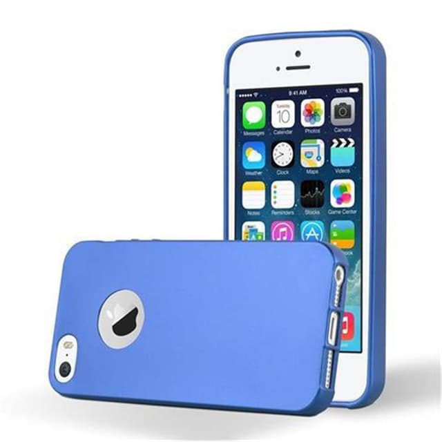 iPhone 5 / 5S / SE 2016 Cover Etui Case (Blå)