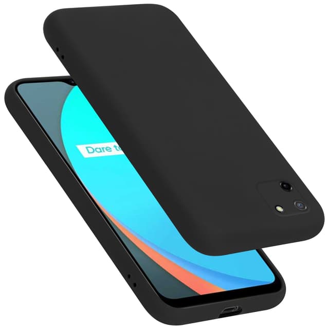 Realme C11 2020 Suojakuori Kotelo Case (Musta)