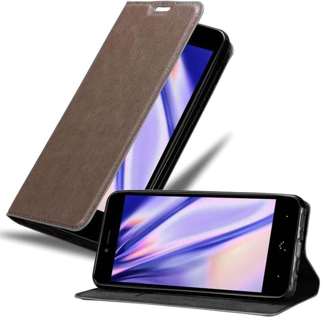 BQ Aquaris U PLUS Skal Fodral Case (Brun)