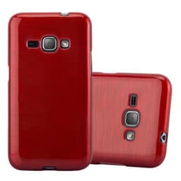 Samsung Galaxy J1 2016 Suojakuori Kotelo (Punainen)