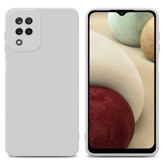 Samsung Galaxy A12 / M12 Cover Etui Case (Hvid)