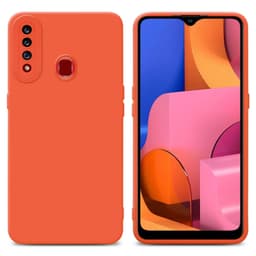 Samsung Galaxy A20s Skal Fodral Case (Orange)