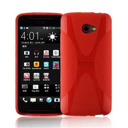 HTC BUTTERFLY S Skal Fodral Case (Röd)