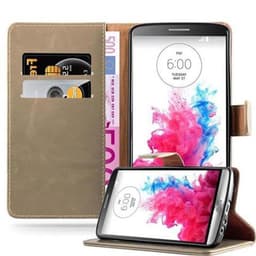 LG G3 Plånboksfodral Skal (Brun)