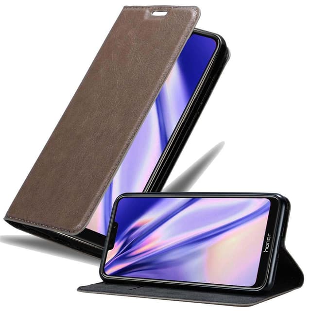 Honor 8C lommebokdeksel case (brun)