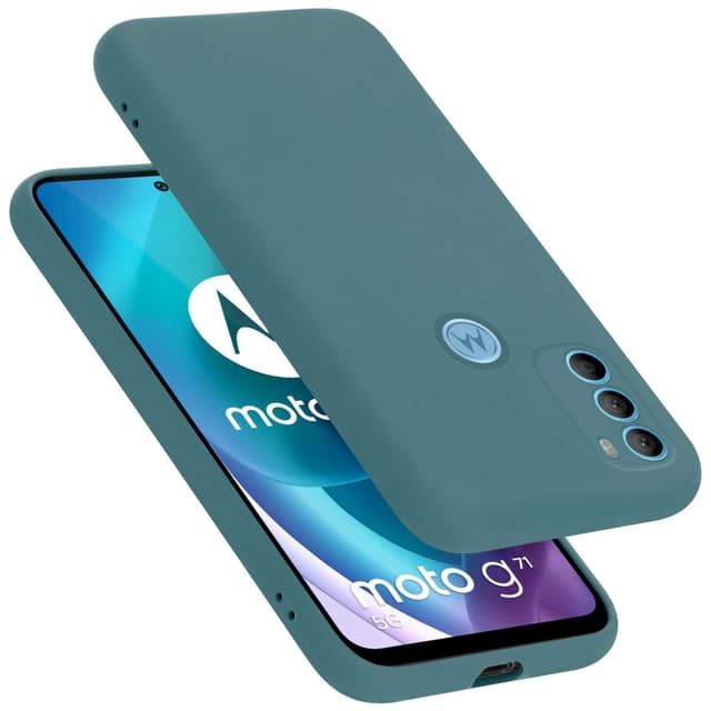 Motorola MOTO G71 5G Suojakuori Kotelo (Green)