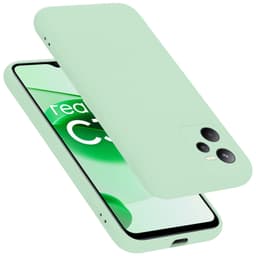 Realme C35 / Narzo 50A PRIME silikondeksel case (grønn)