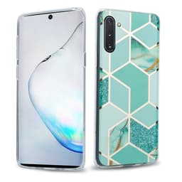 Samsung Galaxy NOTE 10 Plånboksfodral Skal (Grön)