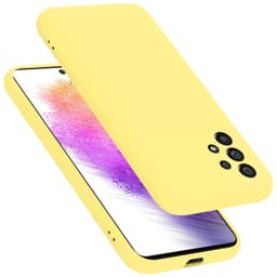 Samsung Galaxy A73 5G Suojakuori Kotelo (Keltainen)