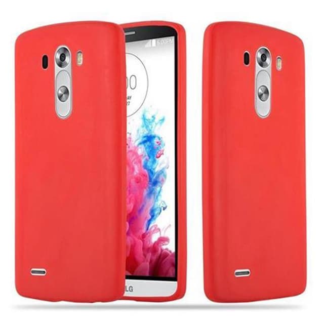 Skal LG G3 Fodral Case (Röd)