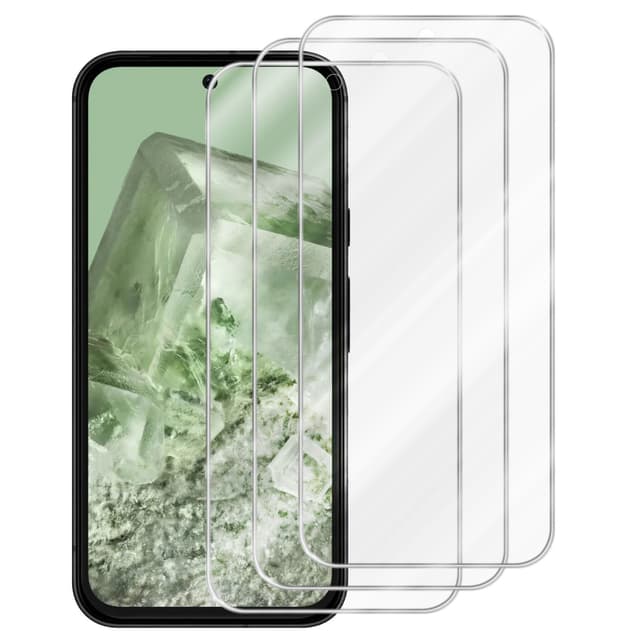 Google Pixel 8A 3x Skyddsglas Skyddsfilm Skärmskydd