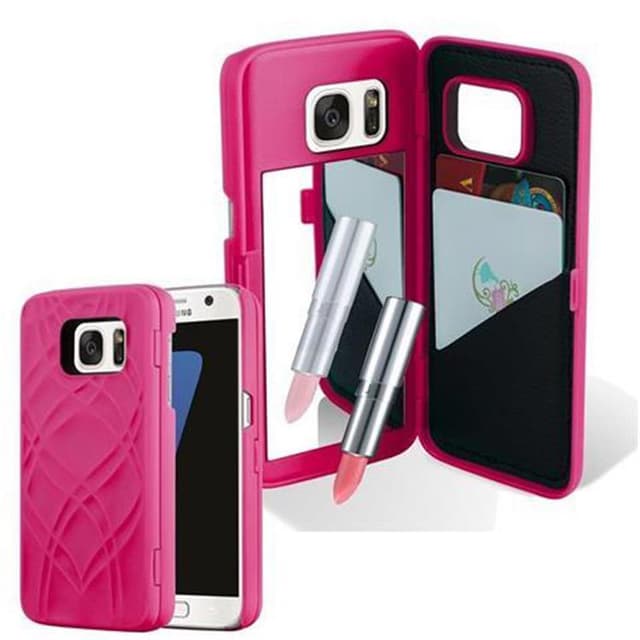 Samsung Galaxy S7 Skal Fodral Case (Rosa)