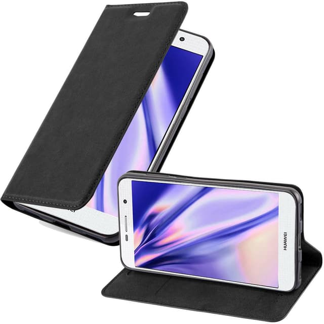 XTstore Cover per Huawei Nova Young/Huawei Y6 2017 / Y5 2017, Custodia in Pelle Fiore Rosa