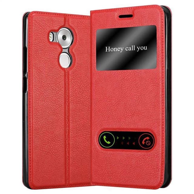 Huawei MATE 8 lommebokdeksel cover (rød)