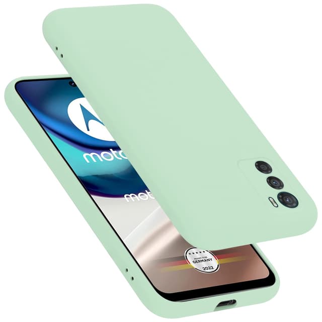 Motorola MOTO G42 silikondeksel case (grønn)
